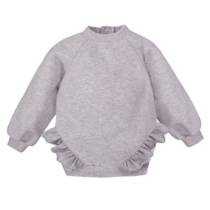 Komplet dziecięcy szary bluza i legginsy