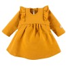 Honey dress with ruffles and bow headband set