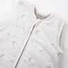 Ecru baby sleeping bag with stars 0.5 TOG
