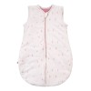 Cream baby sleeping bag with flowers 0.5 TOG
