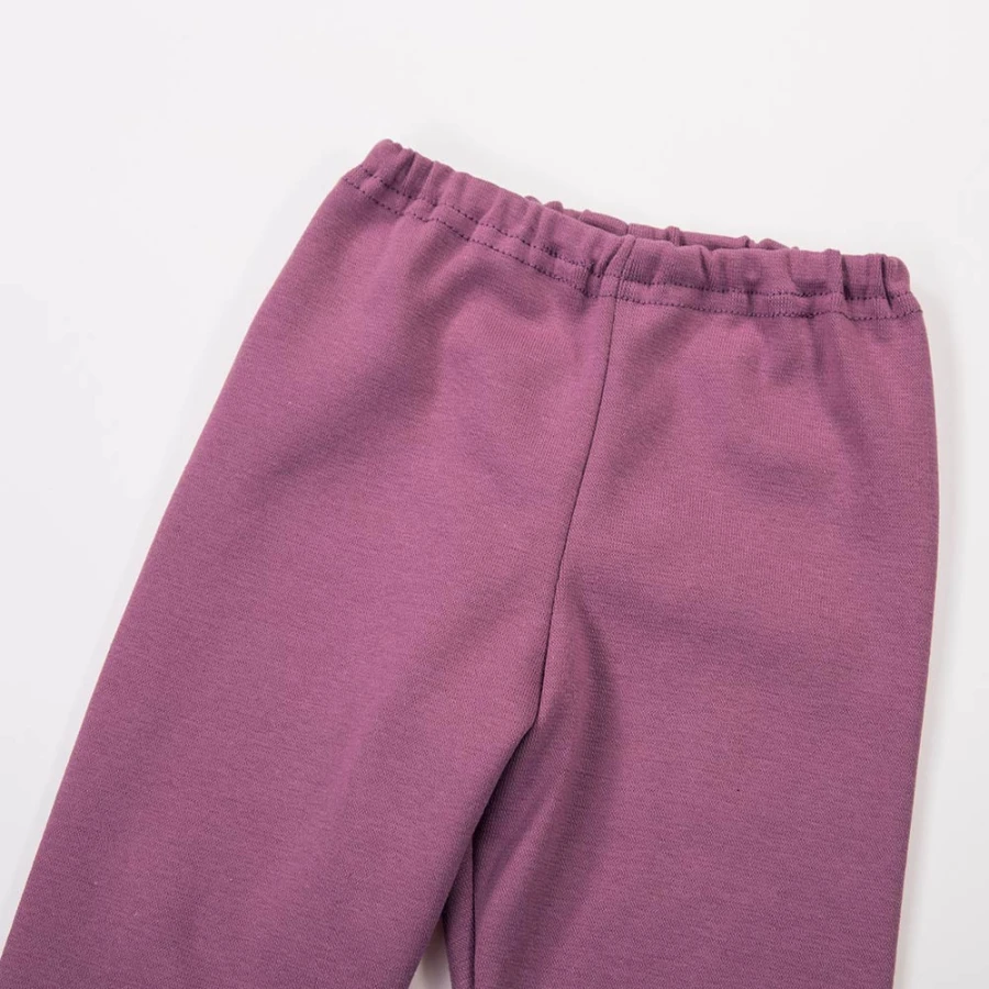 Legginsy purpurowe dla dzieci