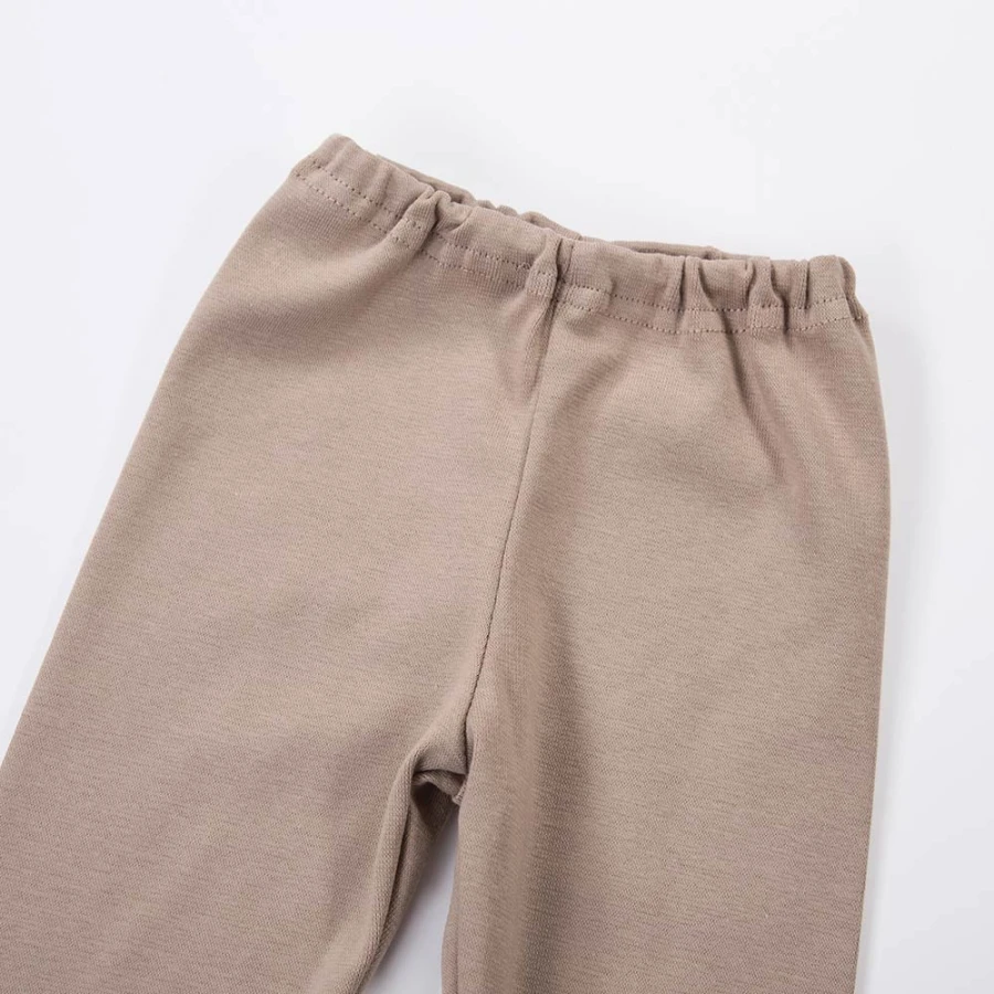 Legginsy dziecięce beżowe