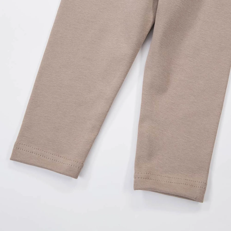 Dark beige kids leggings