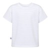T-shirt dziecięcy biały w niebieskie paski