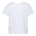Children's T-shirt white with blue stripes