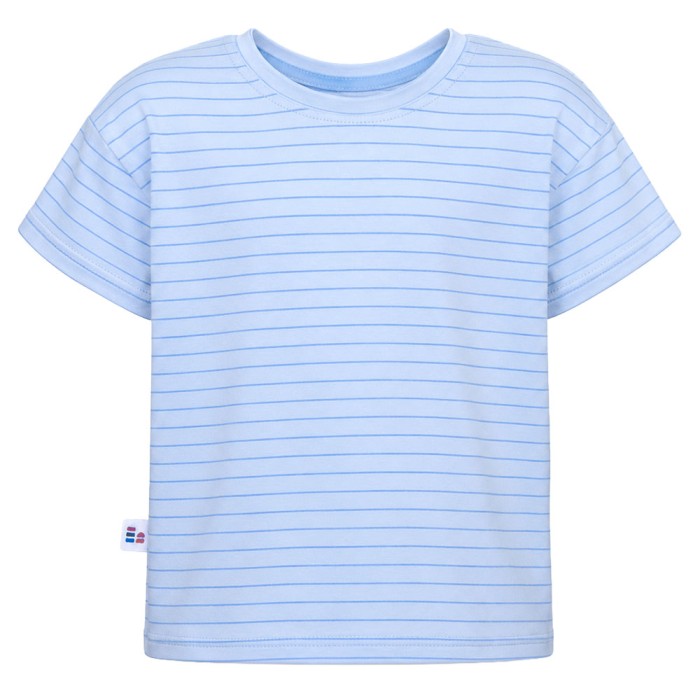 T-shirt dziecięcy niebieski w paski