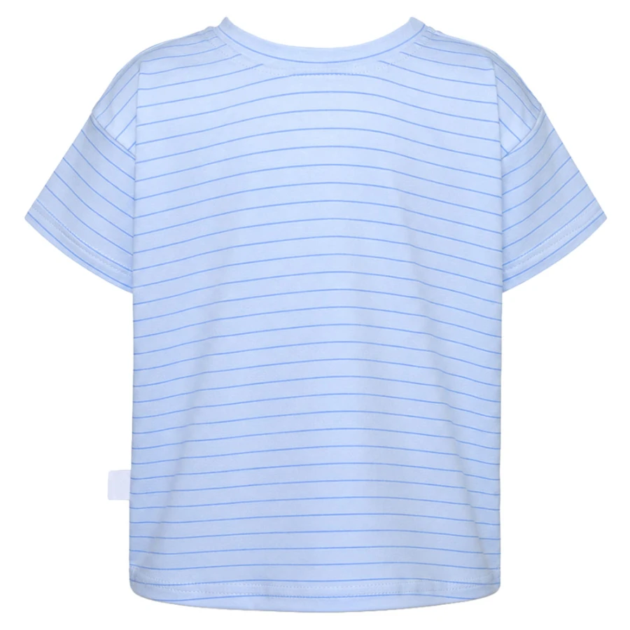 T-shirt dla dziecka niebieski w paski