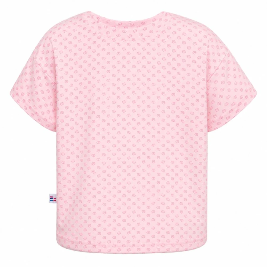 Children’s pink floral T-shirt