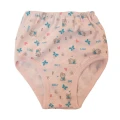 2-pack girls cotton briefs with cats yellow/pink