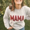 Bluza dla mamy z napisem MAMA szara basic