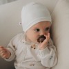czapka niemowlęca biała