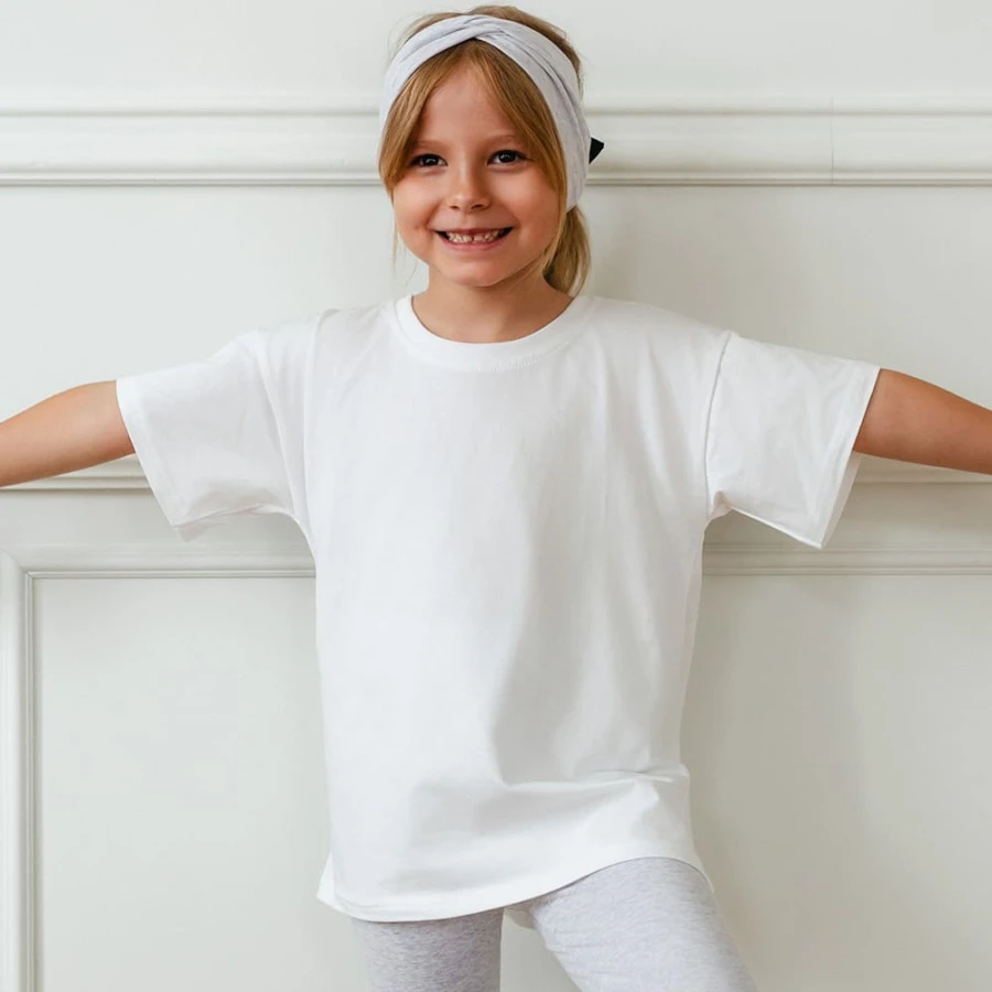 T-shirt biały na wf