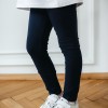 Legginsy dziecięce basic granatowe