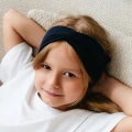 Navy blue basic girls’ headband