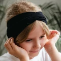 Black basic girls’ headband