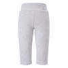 Legginsy bawełniane szare dla dzieci