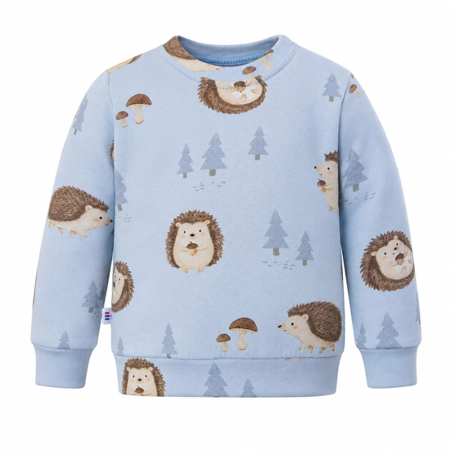 Bluza dziecięca dresowa w jeżyki