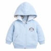 Blue children's tracksuit with hedgehog embroidery