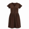 Chocolate maternity nursing shirt