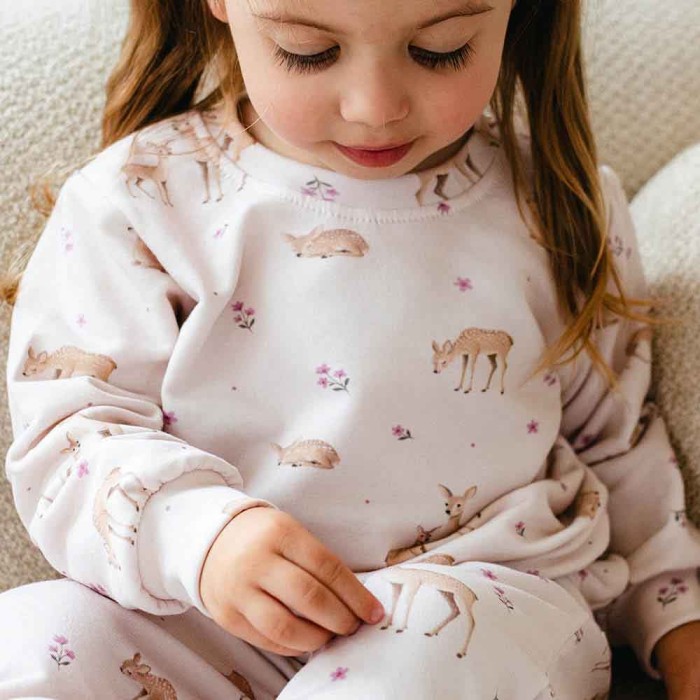 Bluza dziewczęca w sarenki