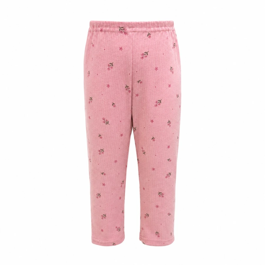 Girls’ Pink Floral Pyjamas