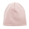 Pink merino baby hat