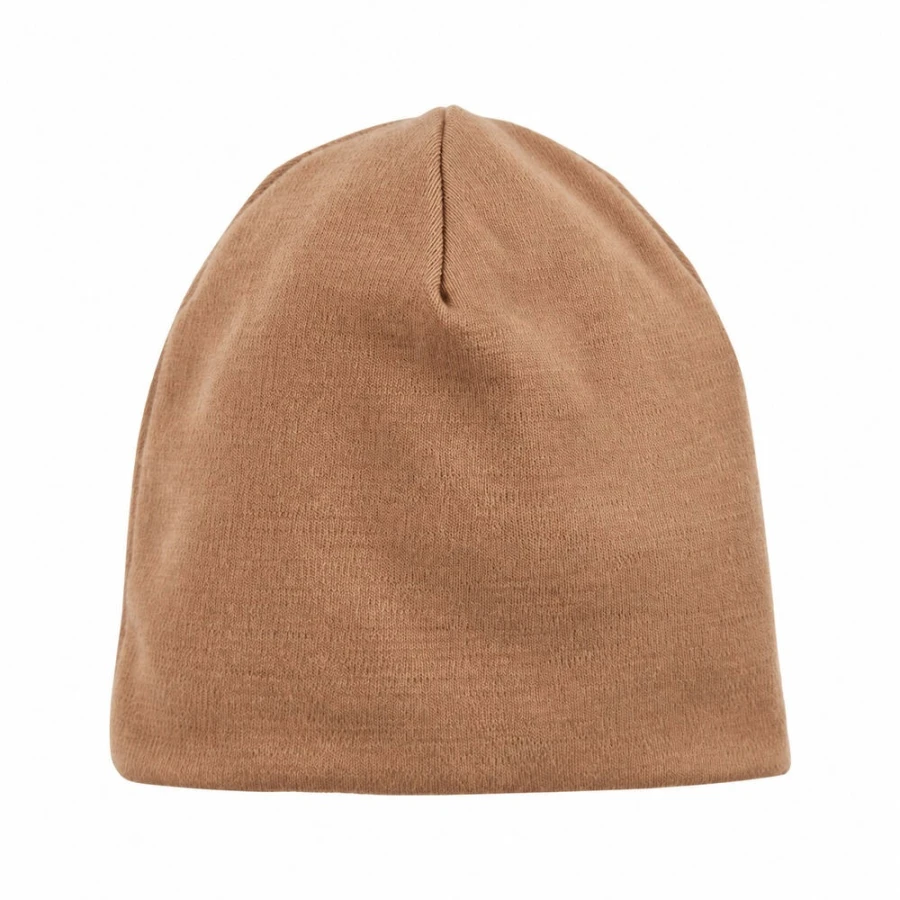Caramel merino baby hat