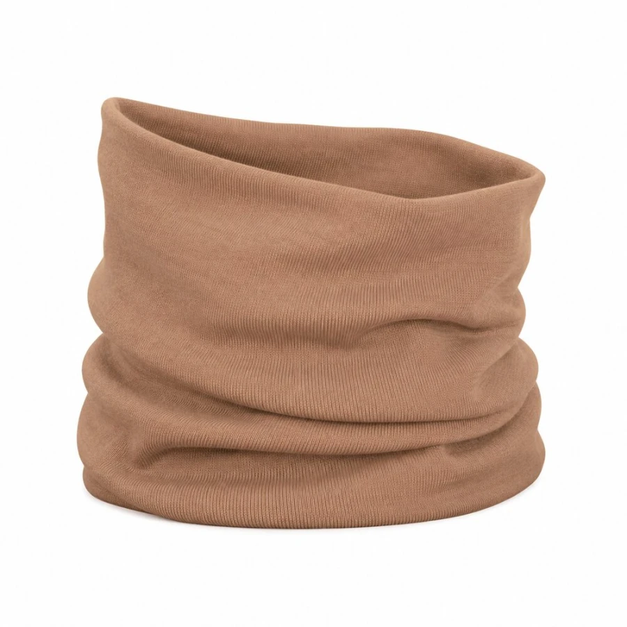 Caramel merino kids neck warmer