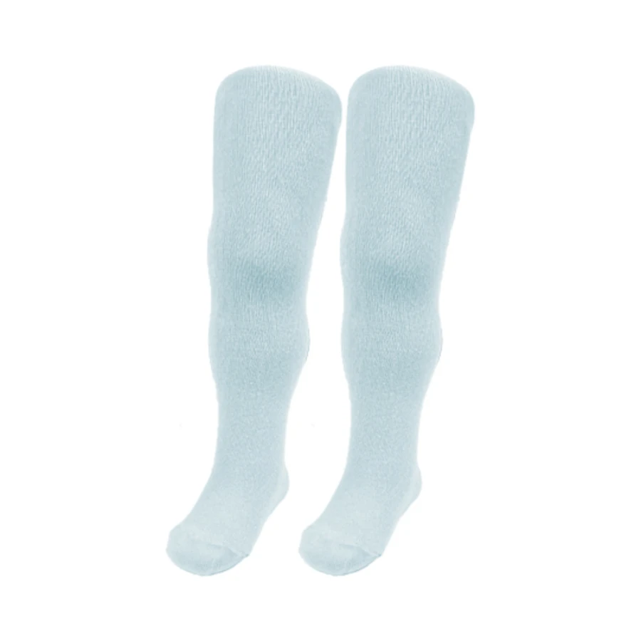 Blue children's organic cotton tights