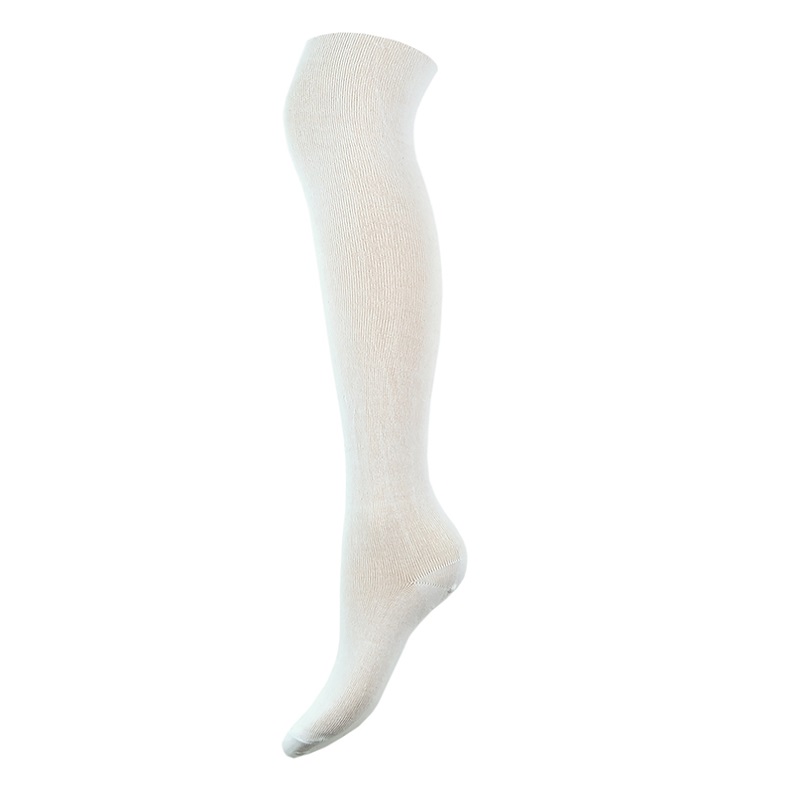 Ecru children's organic cotton tights