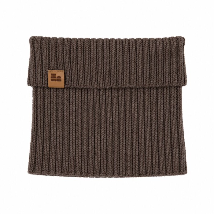 Komin zimowy merino taupe