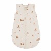 Ecru baby sleeping bag with bears and hearts 1.5 TOG