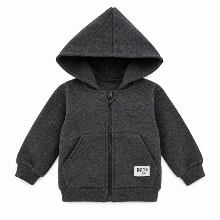 Graphite melange children's tracksuit