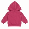 Burgundy melange girls' tracksuit
