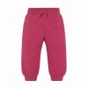 Burgundy melange girls' tracksuit