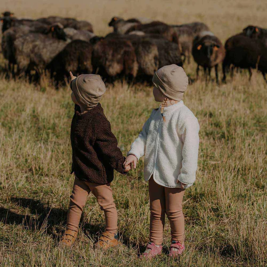 Ecru Children's Teddy Fleece Jacket