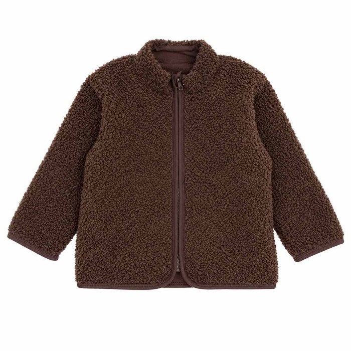 Bluza dziecięca z baranka brązowa