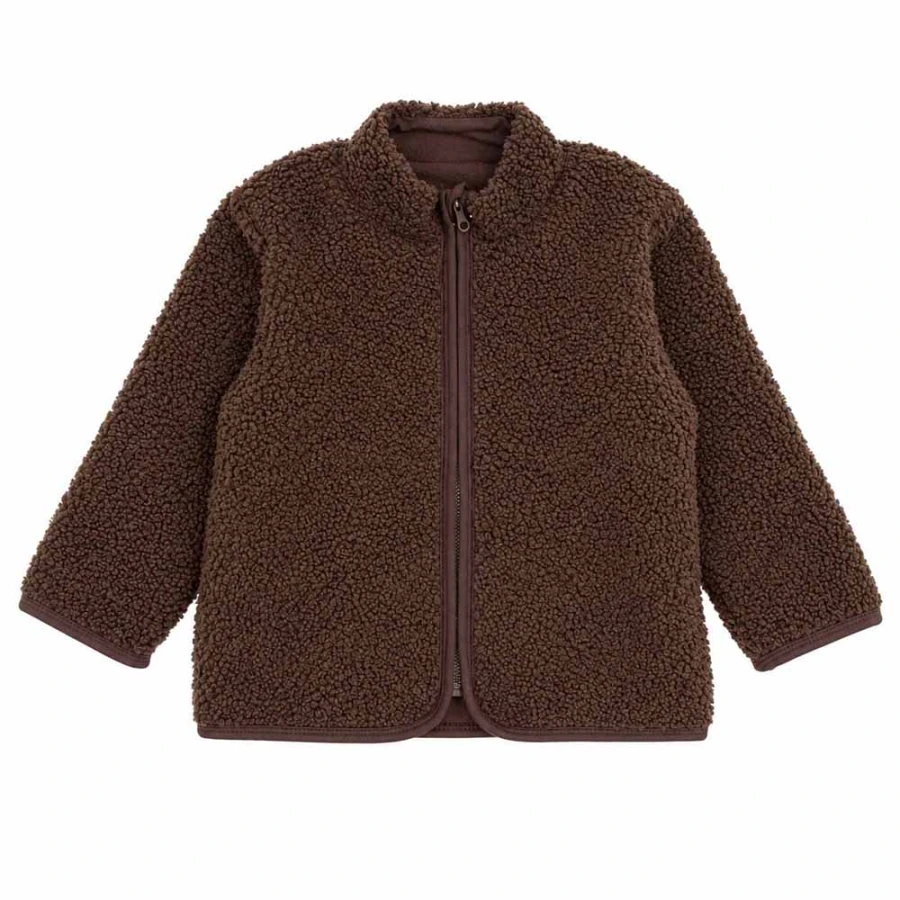 Bluza dziecięca z baranka brązowa