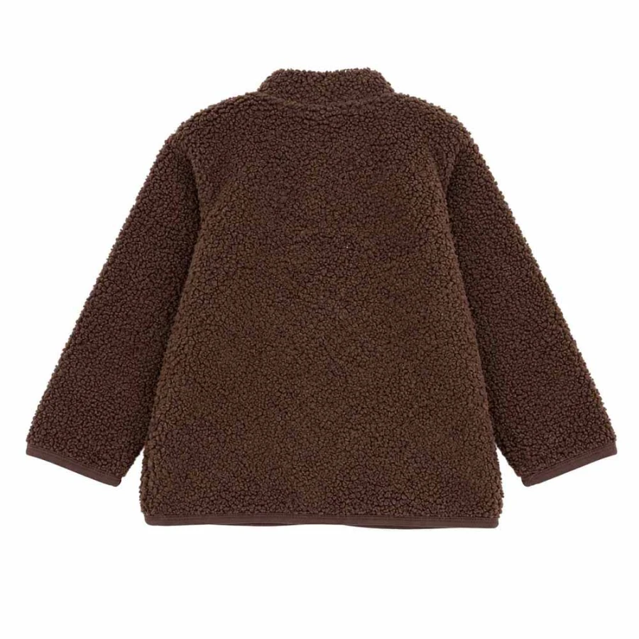 Bluza dziecięca z baranka brązowa