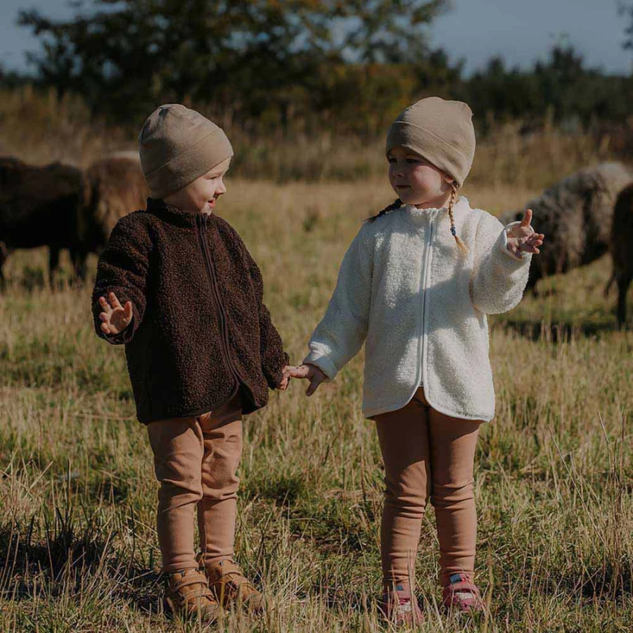 Brown Children's Teddy Fleece Jacket