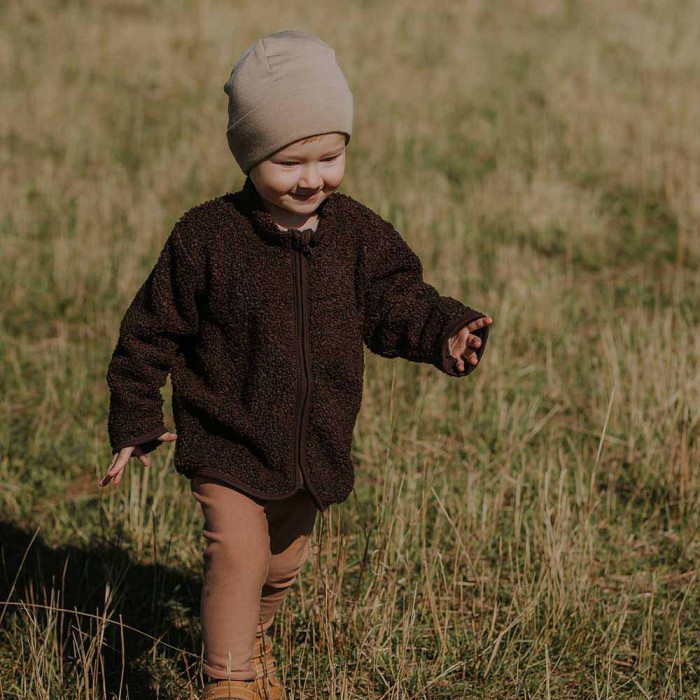 Brown Children's Teddy Fleece Jacket
