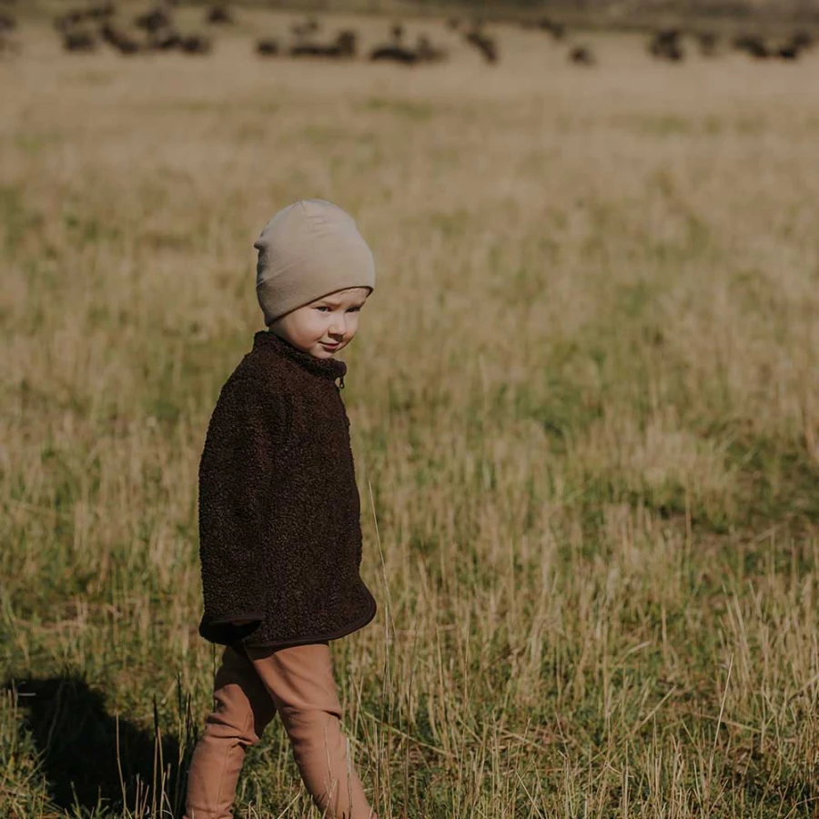 Brown Children's Teddy Fleece Jacket