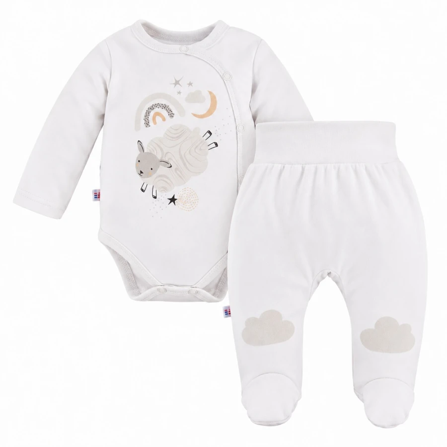komplet niemowlecy body półśpiochy