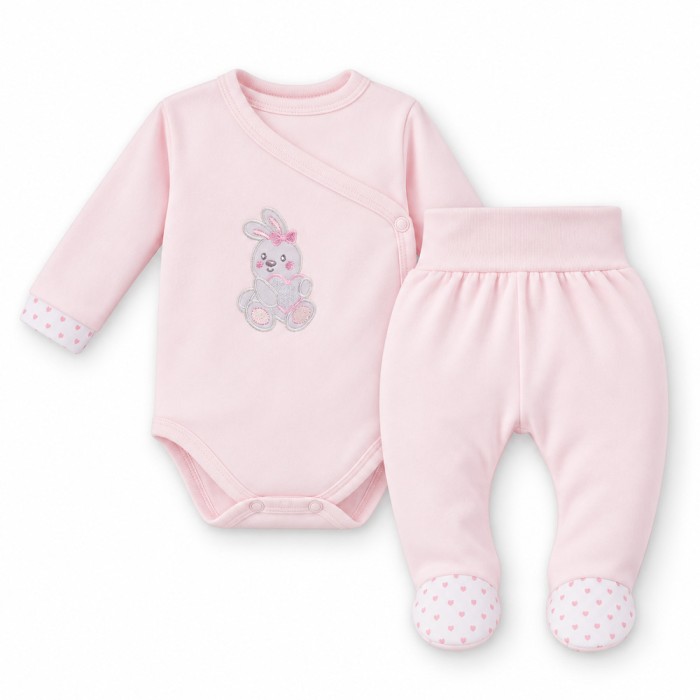 Pink Baby Set with Bunny