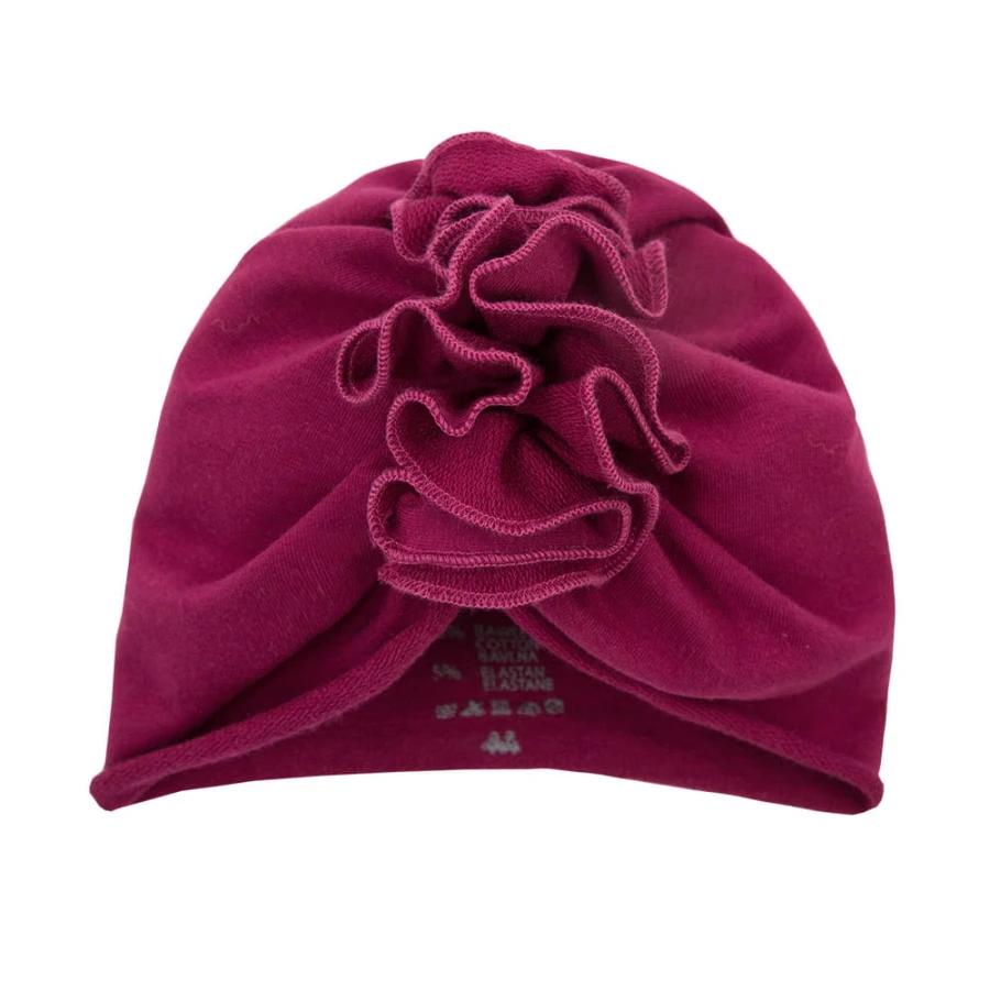 Burgundy Girls' Turban