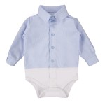 Bodysuit shirt CEREMONY check blue