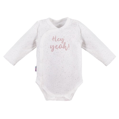 Bodysuit cardigan SWAN white