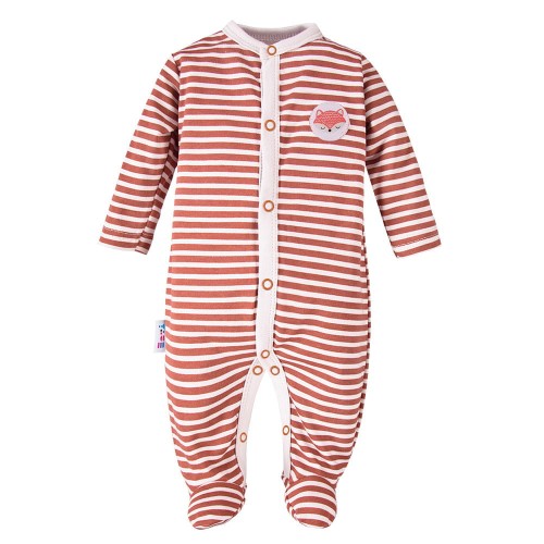 Sleepsuit ADVENTURE orange/violet