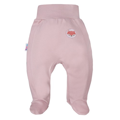 Joggers with feet ADVENTURE pink