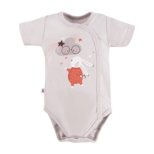 Body dziecięce rozpinane MELLOW szare